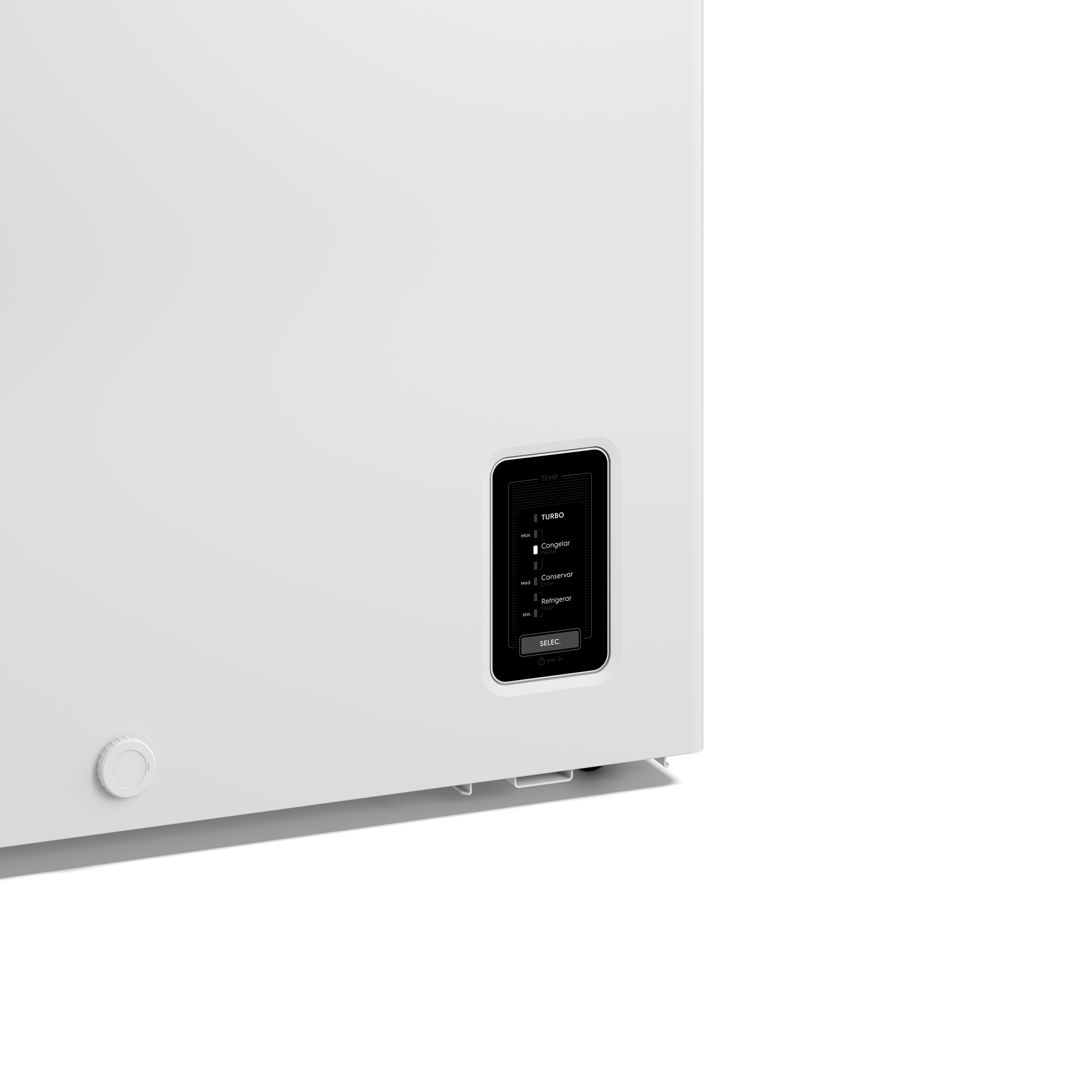 Freezer Horizontal Electrolux 95L Inverter Bivolt Uma Porta Branco (HB100)