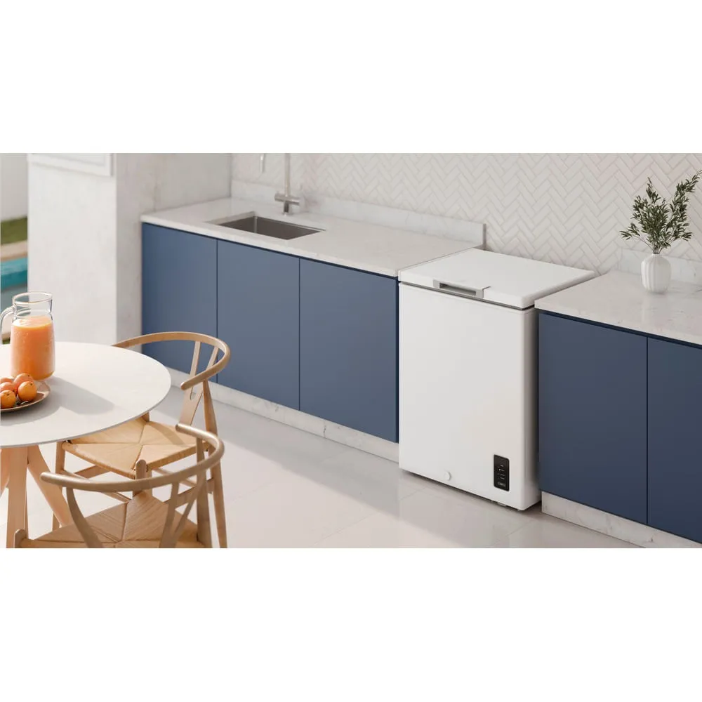 Freezer Horizontal Electrolux 141L Inverter Bivolt Uma Porta Branco (HB150)