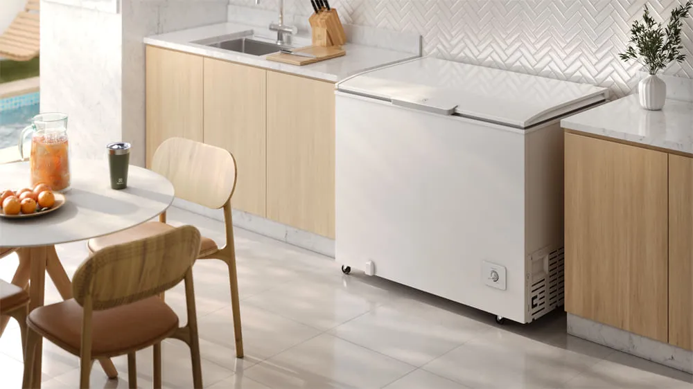 Freezer Horizontal Electrolux Cycle Defrost 315L Inverter Uma Porta (HI330)