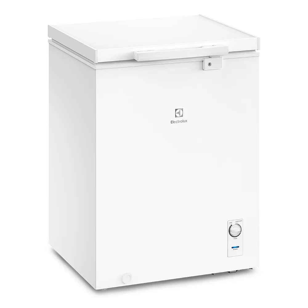 Freezer Horizontal Electrolux Cycle Defrost 143L com função Turbo Freezer Uma Porta (HE150)