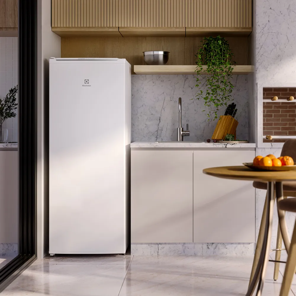 Freezer Vertical Electrolux Cycle Defrost 212L Inverter Uma Porta (FEI23)