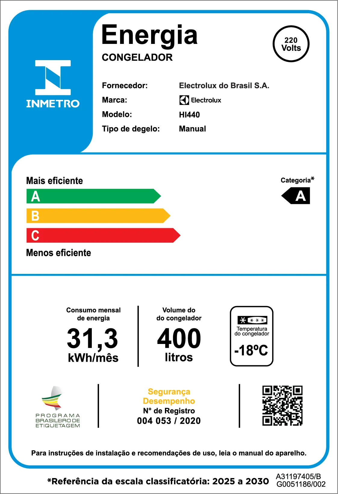 Freezer Horizontal Electrolux Cycle Defrost 400L Inverter Uma Porta (HI440)