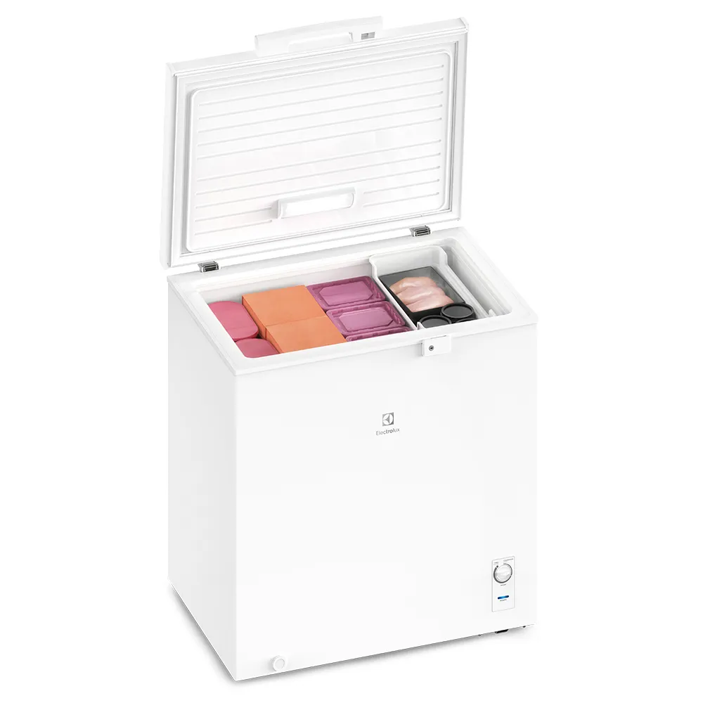 Freezer Horizontal Electrolux Cycle Defrost 198L com função Turbo Freezer Uma Porta (HE200)