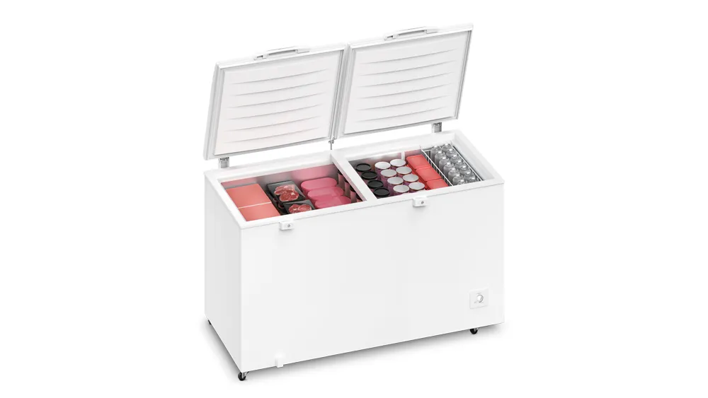 Freezer Horizontal Electrolux Cycle Defrost 513L com função Turbo Freezer Duas Portas (H550)