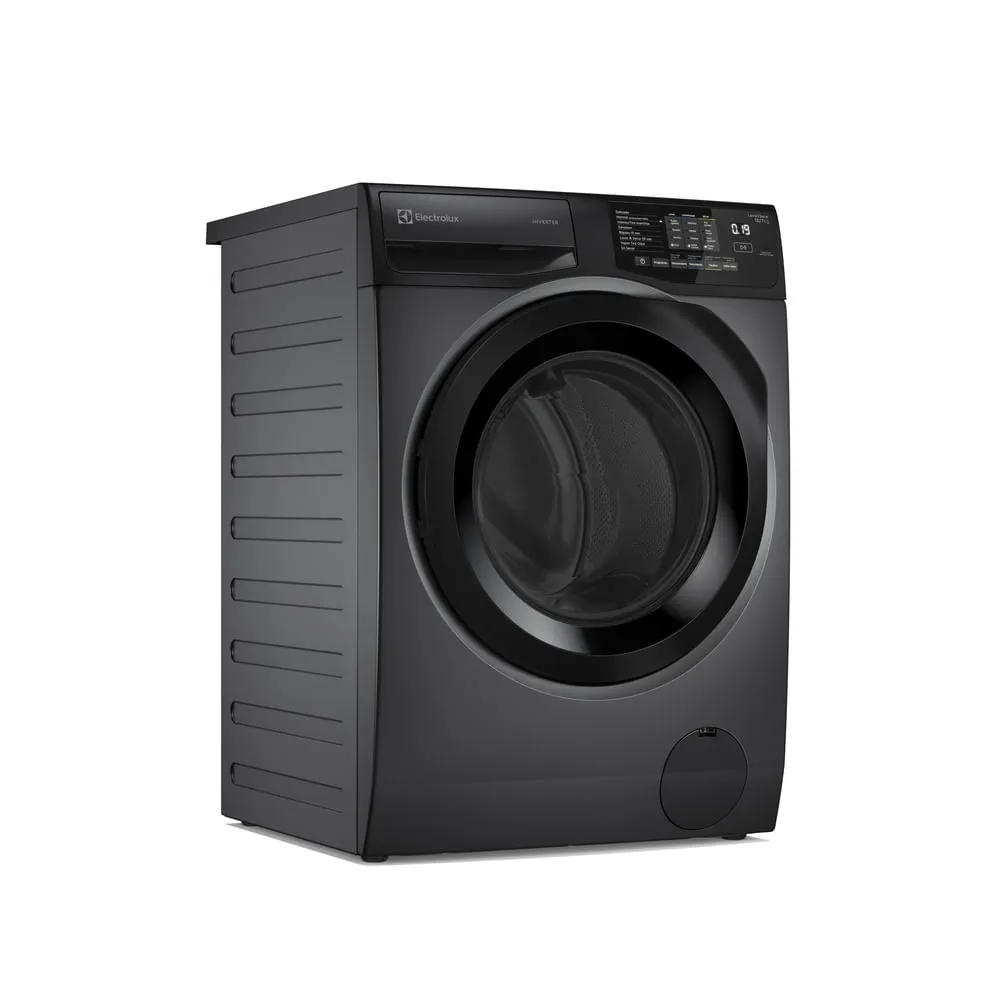 Lava e Seca Electrolux 12/7kg Cinza Ônix Inverter com Água Quente e Lavagem Inteligente (LSC12)