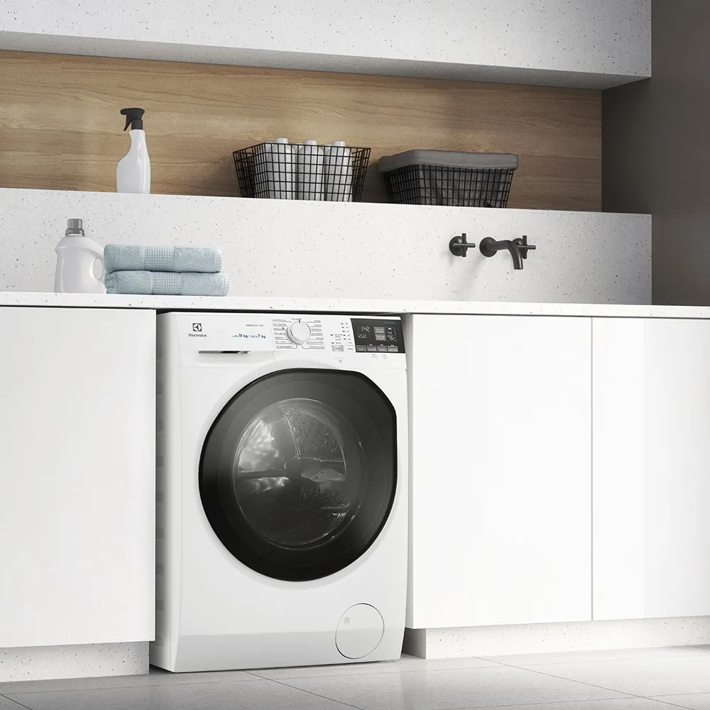 Lava e Seca Electrolux 11Kg Branca Perfect Care Inverter com Água Quente/Vapor (LSP11)