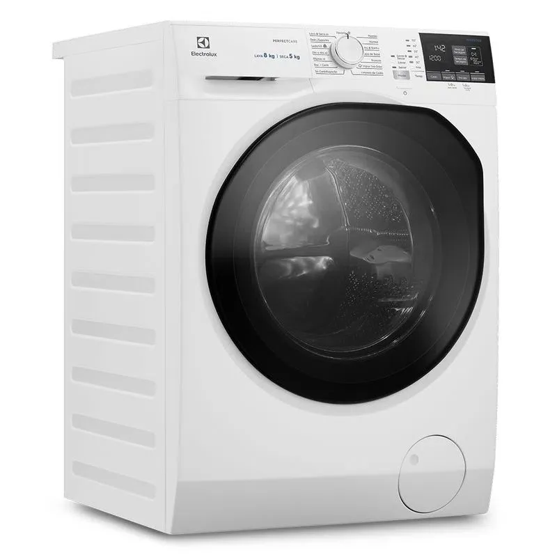 Lava e Seca Electrolux 8Kg Branca Perfect Care Inverter com Água Quente/Vapor (LSP08)