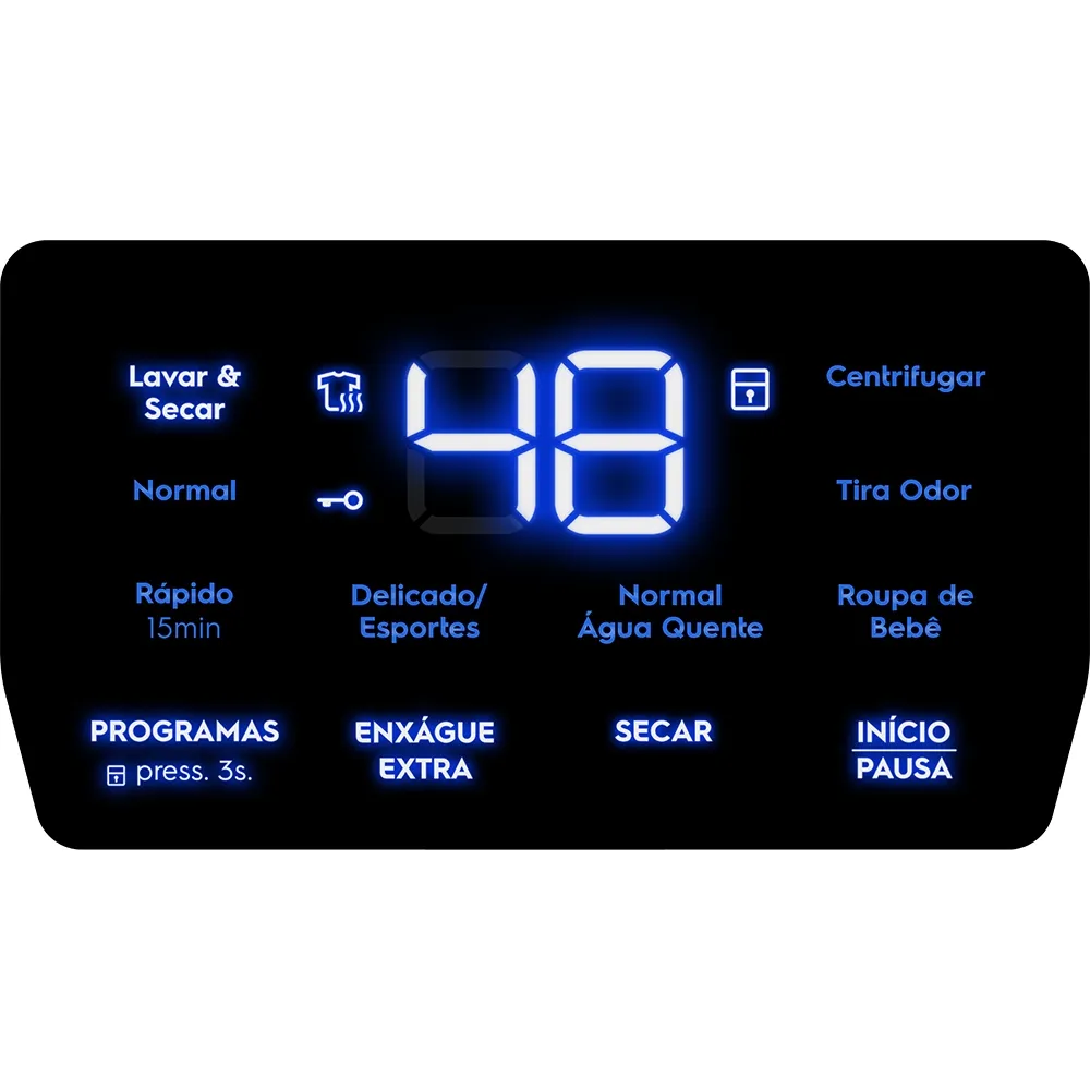 Mini Lava e Seca Electrolux 3kg Branca Compacta de Parede com Água Quente (LSE03)