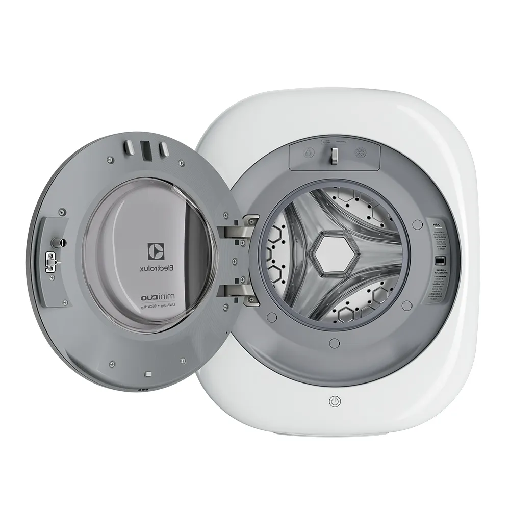 Mini Lava e Seca Electrolux 3kg Branca Compacta de Parede com Água Quente (LSE03)