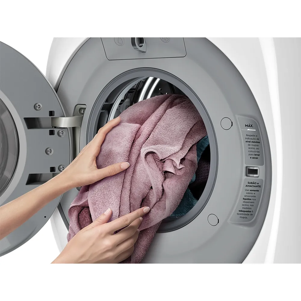 Mini Lava e Seca Electrolux 3kg Branca Compacta de Parede com Água Quente (LSE03)