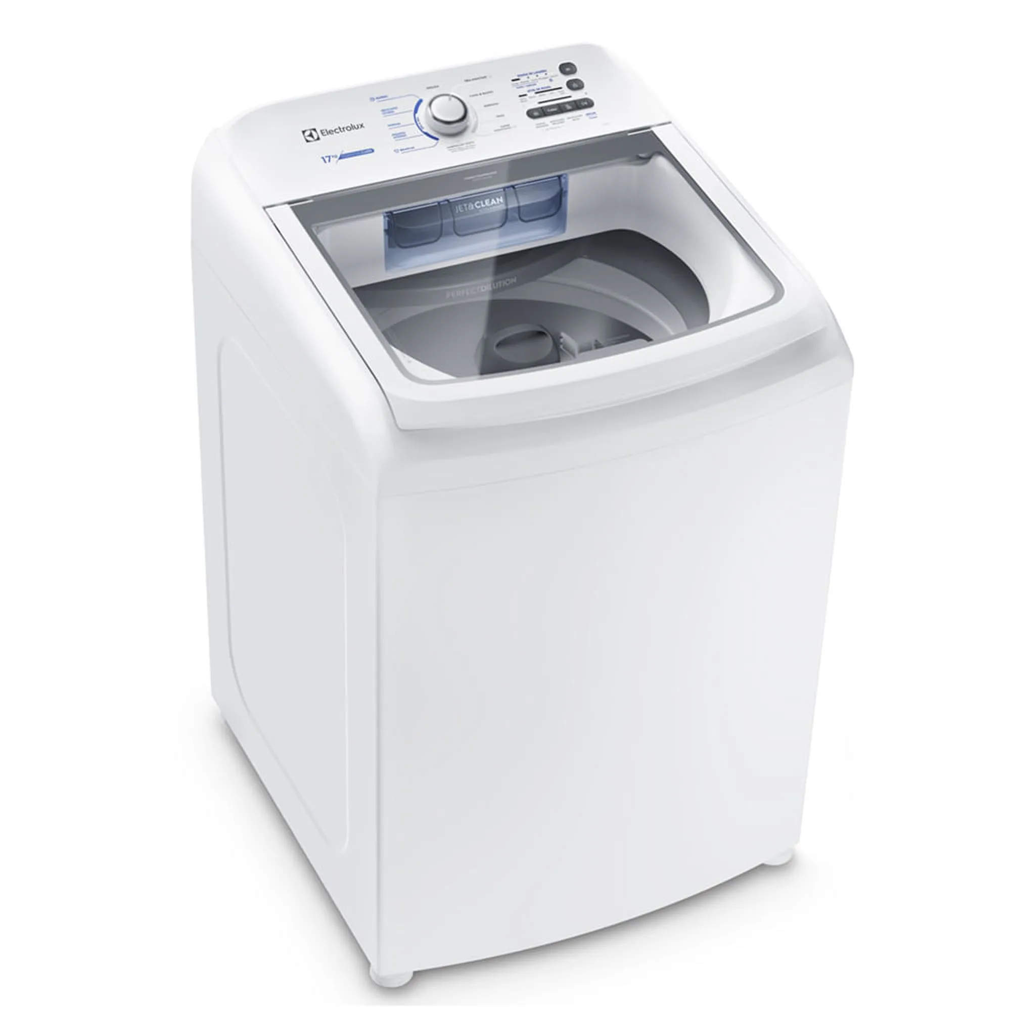Máquina de Lavar Electrolux 17kg Branca Essential Care com Cesto Inox e Jet&Clean (LED17)