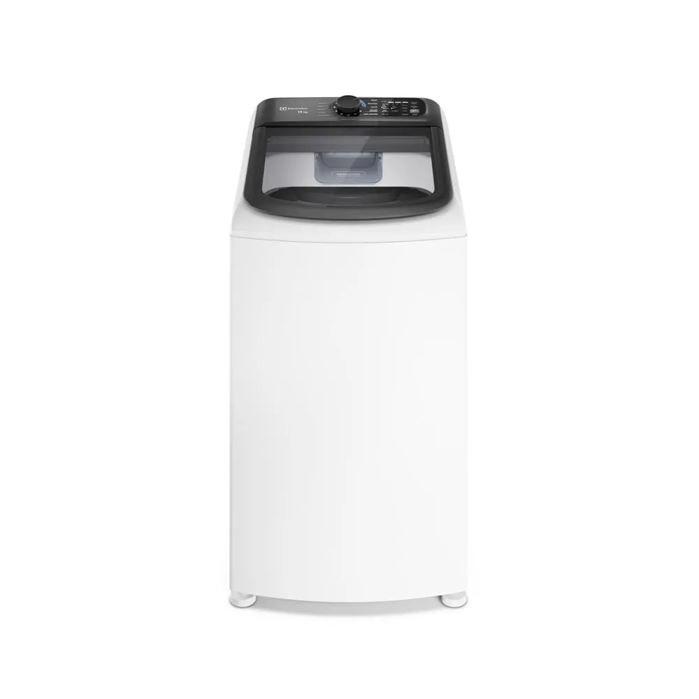 Máquina de Lavar Electrolux Efficient 13kg Branca Compacta, Econômica e Pré-diluição (LET13)