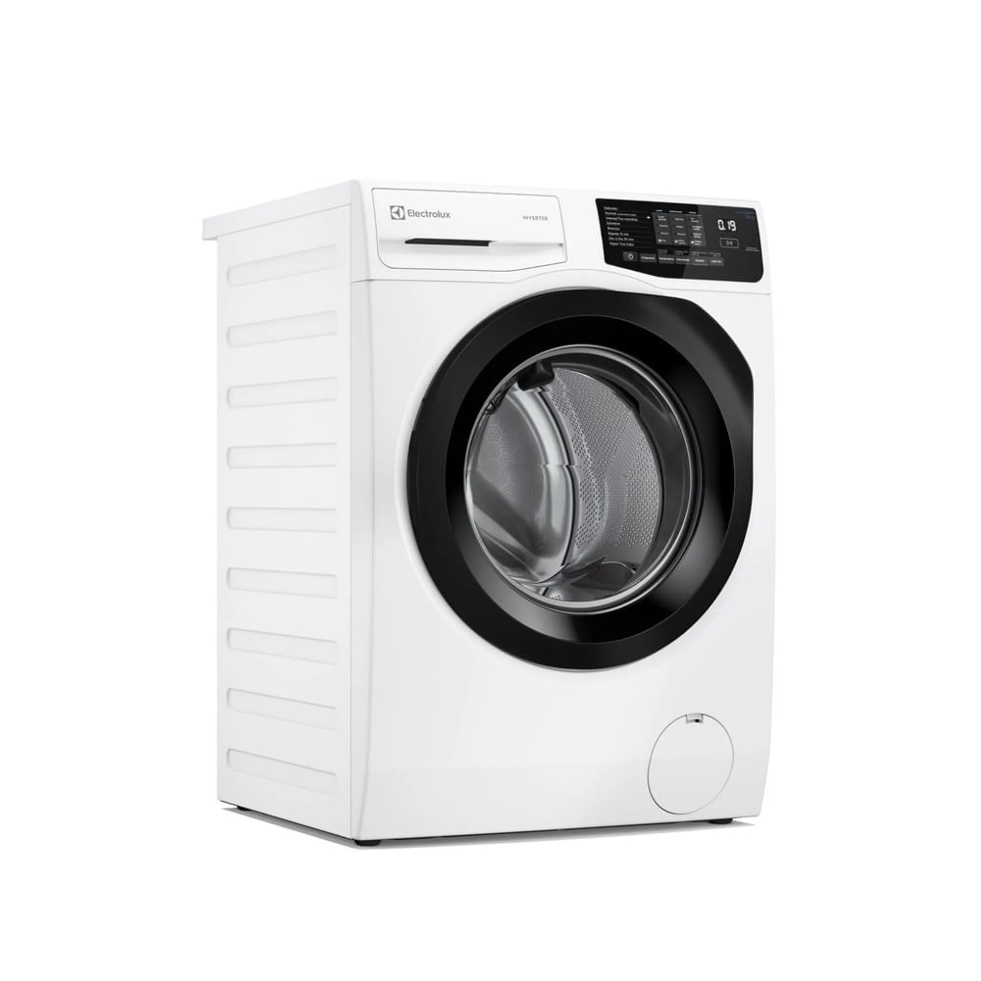 Máquina de Lavar Frontal Electrolux 12kg Branca Inverter com Água Quente e Lavagem Inteligente (LFB12)