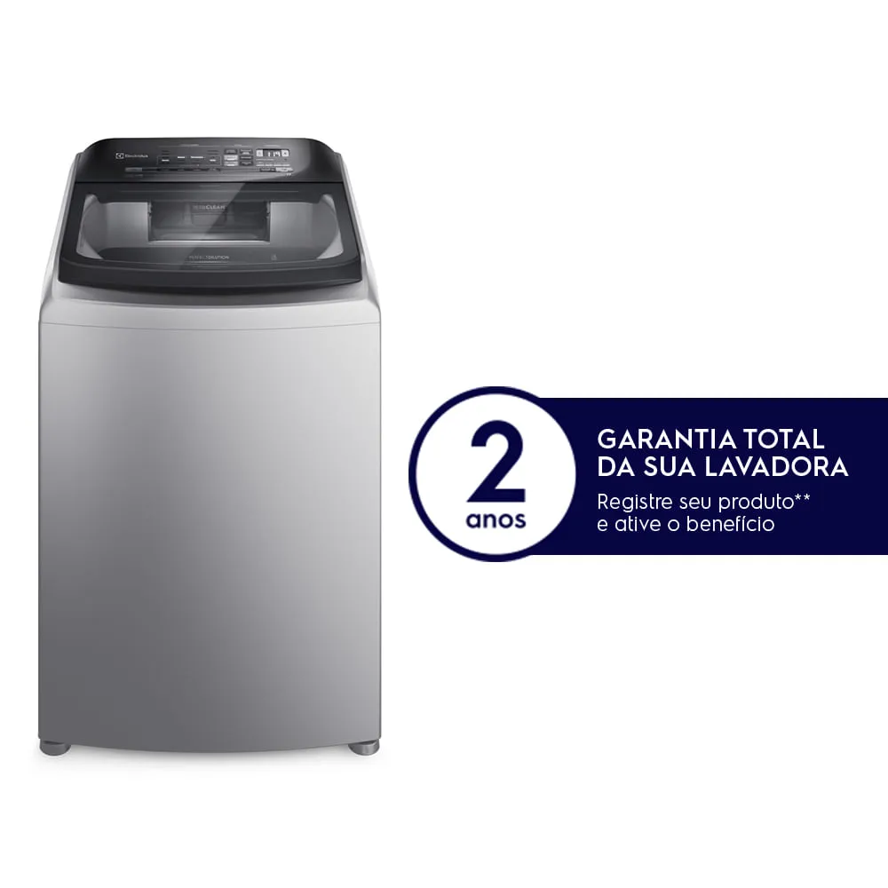 Máquina de Lavar 17kg Electrolux Perfect Care Digital com Vapor e Jatos Poderosos (LEH17)