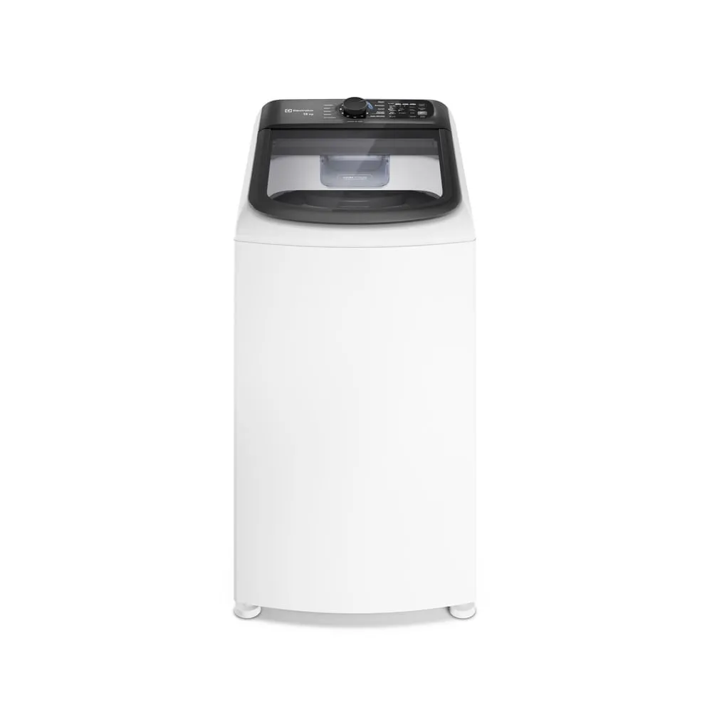 Máquina de Lavar Electrolux Efficient 12kg Branca Compacta, Econômica e Pré-diluição (LET12)