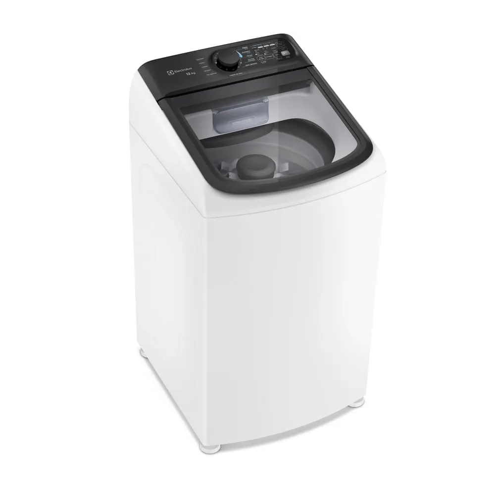Máquina de Lavar Electrolux Efficient 12kg Branca Compacta, Econômica e Pré-diluição (LET12)
