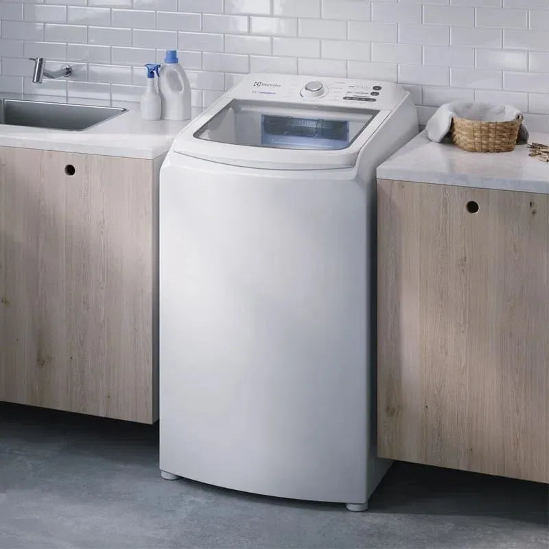 Máquina de Lavar Electrolux 14kg Branca Essential Care com Cesto Inox e Jet&Clean (LED14)
