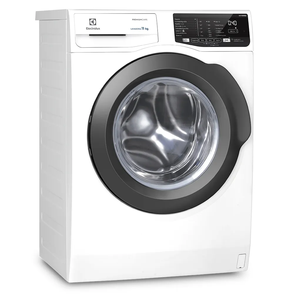 Máquina de Lavar Frontal Electrolux 11kg Inverter Premium Care com Água Quente/Vapor (LFE11)