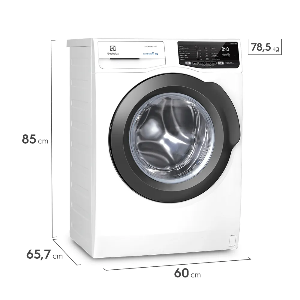 Kit Máquina de Lavar Frontal Electrolux 11kg (LFE11) + Secadora de Roupas Electrolux 12Kg Branca (SFP12)