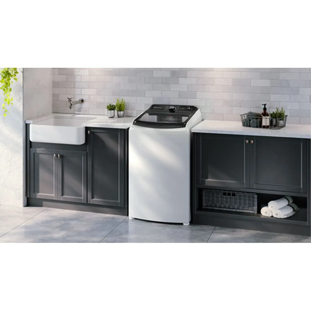 Máquina de Lavar Electrolux 14kg Branca Perfect Care com Cesto Inox e Jatos Poderosos (LEJ14)