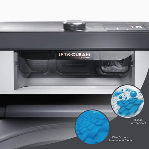 Máquina de Lavar Electrolux 14kg Branca Premium Care com Cesto Inox e Jet&clean (LEC14)