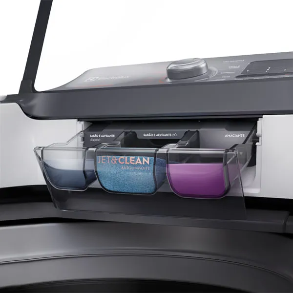 Máquina de Lavar Electrolux 14kg Branca Premium Care com Cesto Inox e Jet&clean (LEC14)