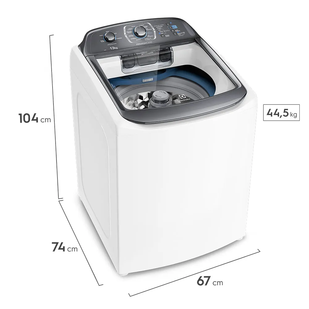 Máquina de Lavar Premium Care 13kg Branca Conectada App Electrolux (LWI13)