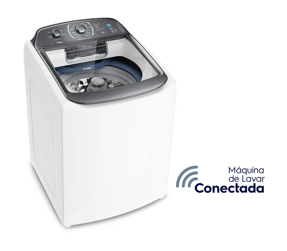 Máquina de Lavar Premium Care 13kg Branca Conectada App Electrolux (LWI13)
