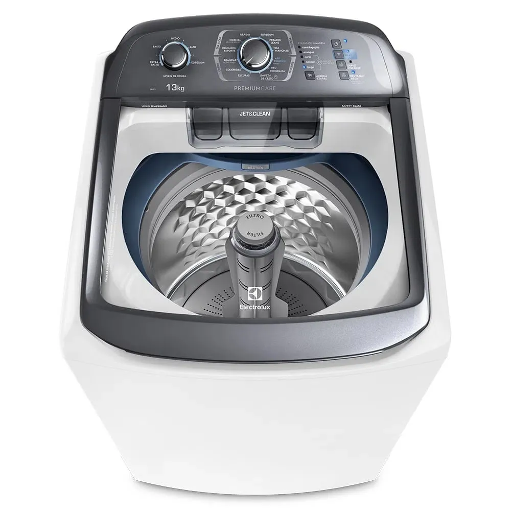 Máquina de Lavar Premium Care 13kg Branca Conectada App Electrolux (LWI13)