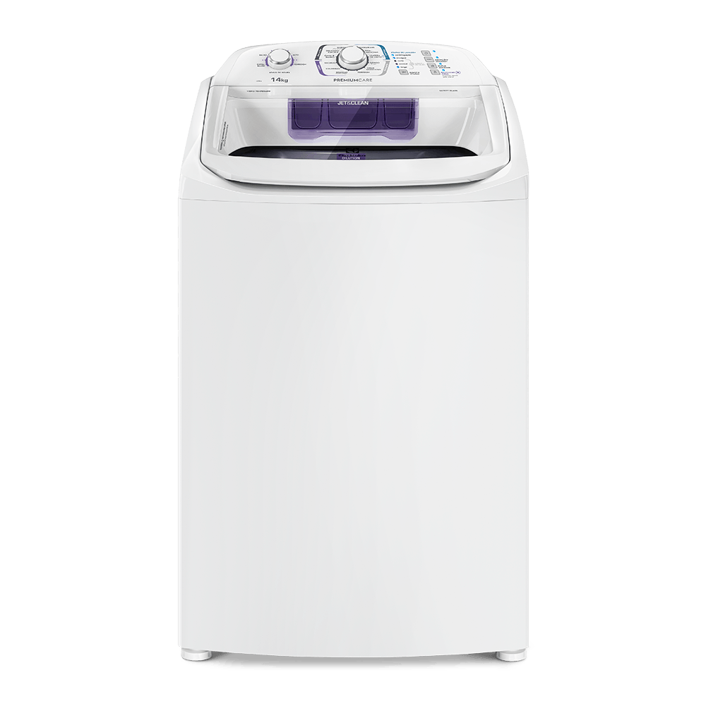 Máquina de Lavar Electrolux 14Kg Branca Premium Care com Cesto Inox e Sem Agitador (LPR14)