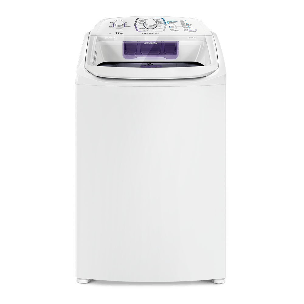 Máquina de Lavar Electrolux 17Kg Branca Premium Care com Cesto Inox e Sem Agitador (LPR17)