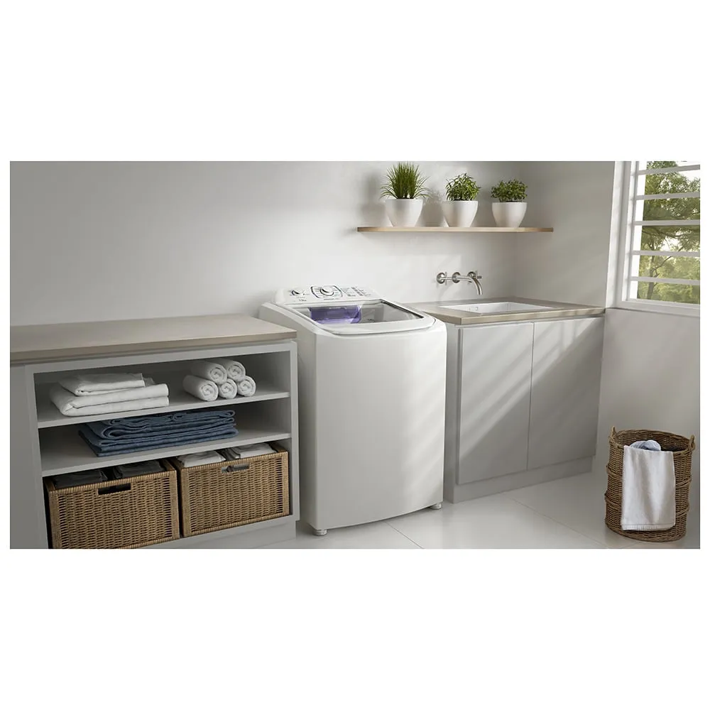 Máquina de Lavar Electrolux 13Kg Branca Premium Care com Cesto inox e Jet&Clean (LPR13)