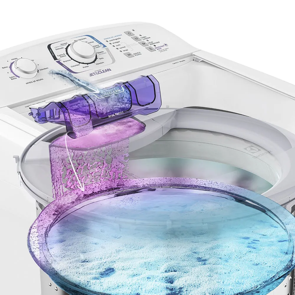 Máquina de Lavar Electrolux 16kg Branca Turbo Economia Silenciosa com Jet&Clean (LAC16)
