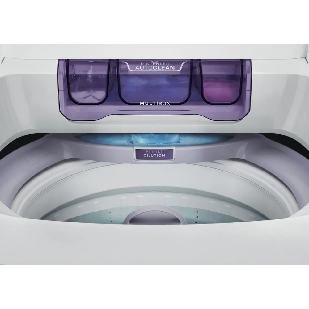 Máquina de Lavar Electrolux 8,5kg Branca Turbo Economia com Jet&Clean e Filtro Fiapos (LAC09)
