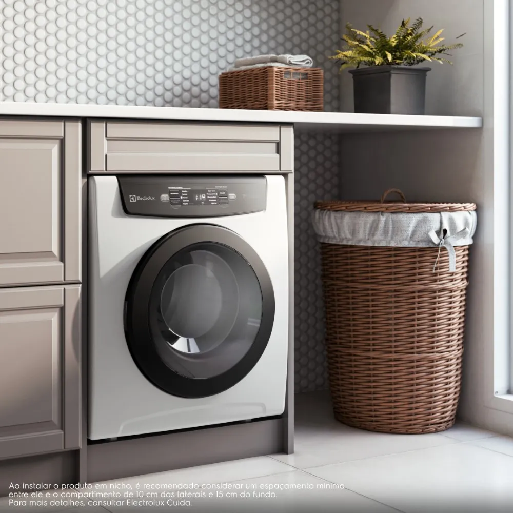Secadora de roupas de parede e piso Electrolux 11Kg Branca Premium Care com Timer Control (SVB11)