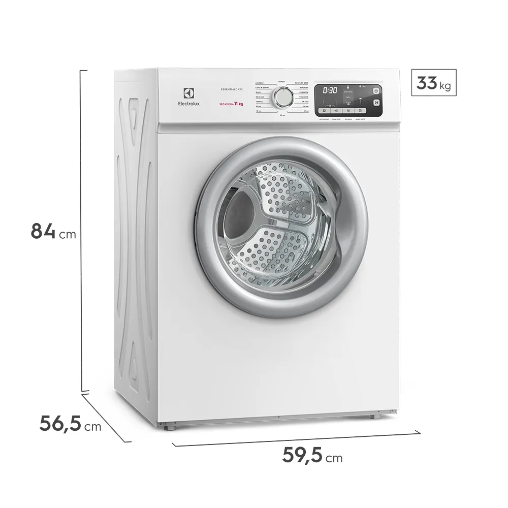 Secadora de Roupas Electrolux 11Kg Branca Essential Care com Função Antirrugas (STL11)