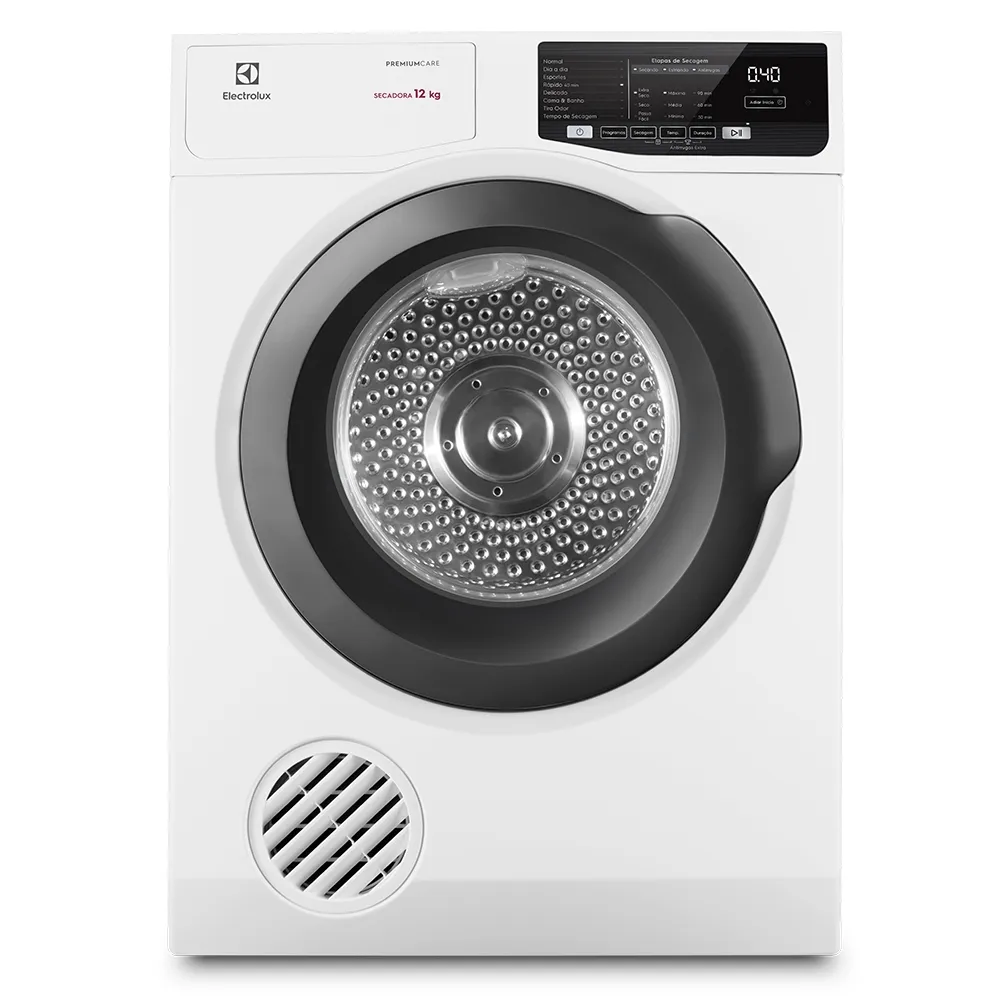 Secadora de Roupas Electrolux 12Kg Branca Premium Care com Autosense (SFP12)