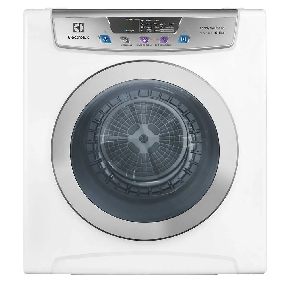Secadora de Roupas de Parede e Piso Electrolux 10,5Kg Branca Essential Care Compacta Turbo (SVP11)
