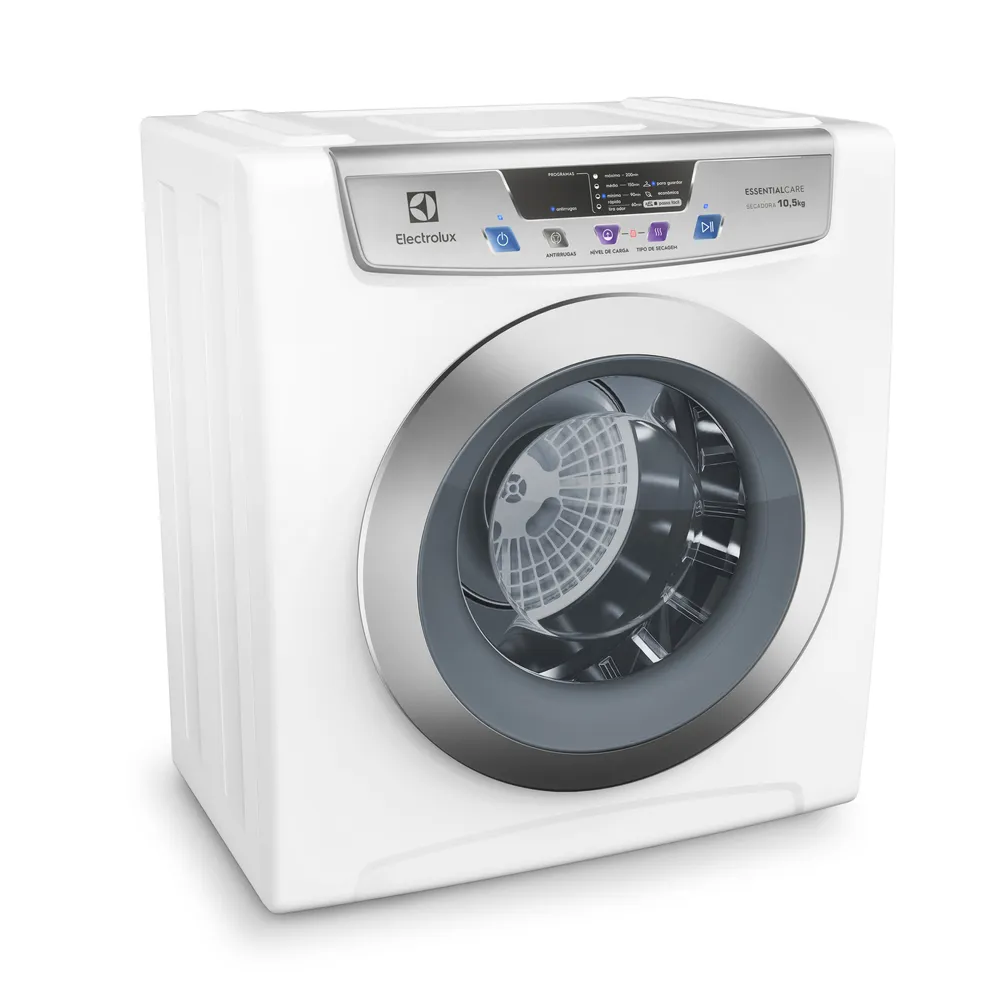 Secadora de Roupas de Parede e Piso Electrolux 10,5Kg Branca Essential Care Compacta Turbo (SVP11)
