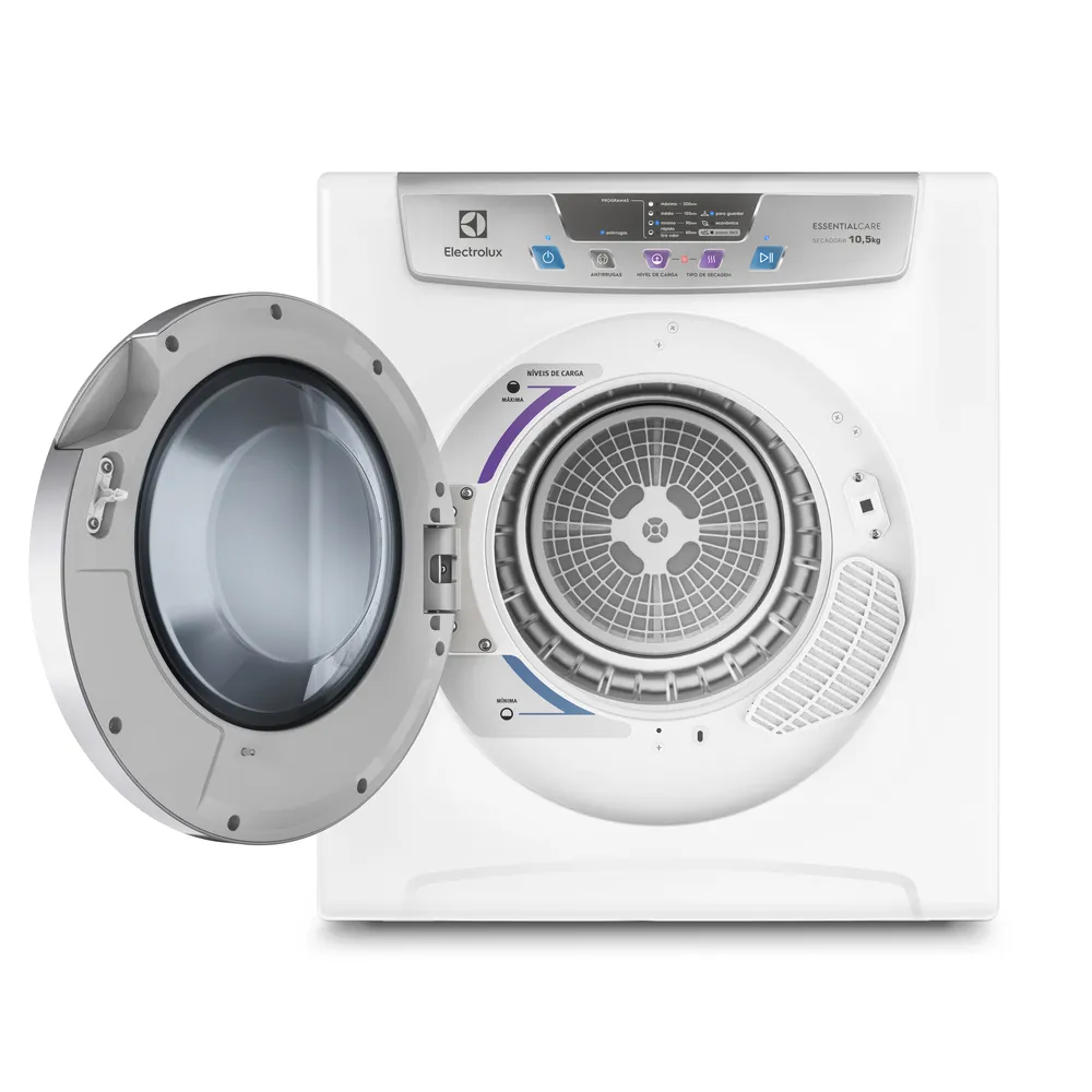 Secadora de Roupas de Parede e Piso Electrolux 10,5Kg Branca Essential Care Compacta Turbo (SVP11)
