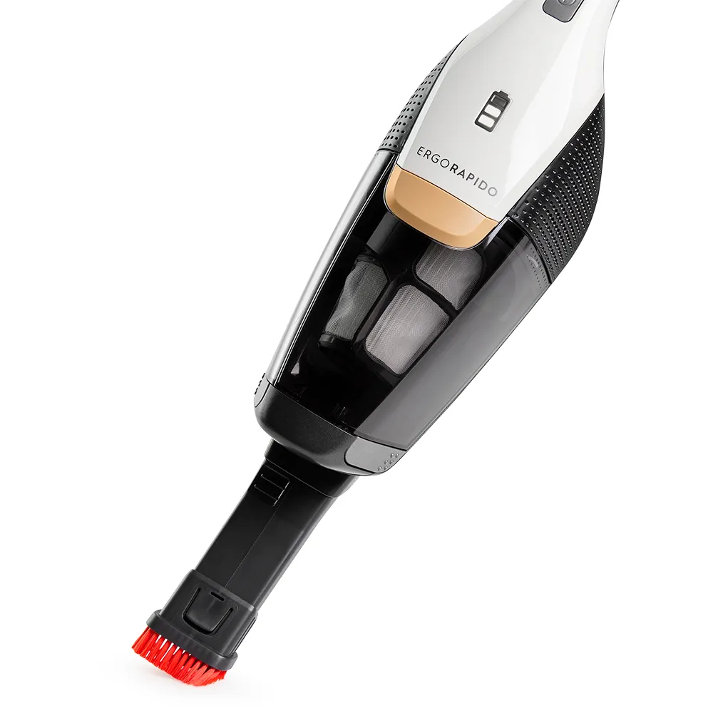 Aspirador de Pó Vertical Sem Fio Electrolux Ergorapido 2 em 1 Luz LED até 35 min Branco (ERG25B)