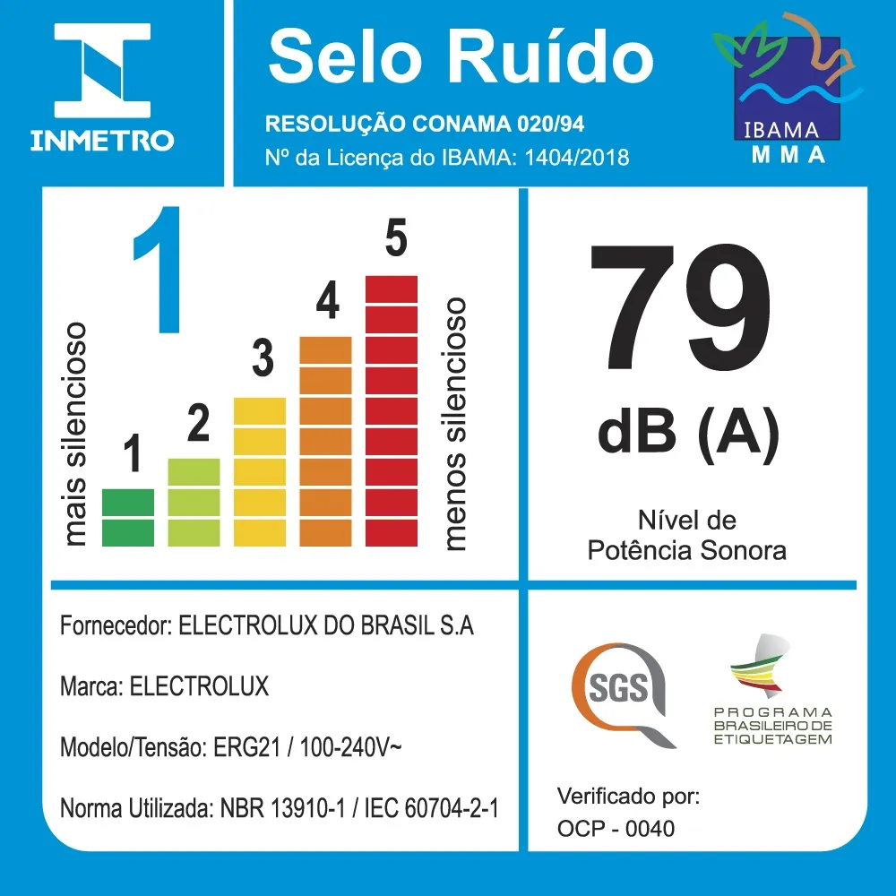 Aspirador de Pó Vertical Sem Fio Electrolux Ergorapido 2 em 1 Cyclone até 21 min Branco (ERG21)