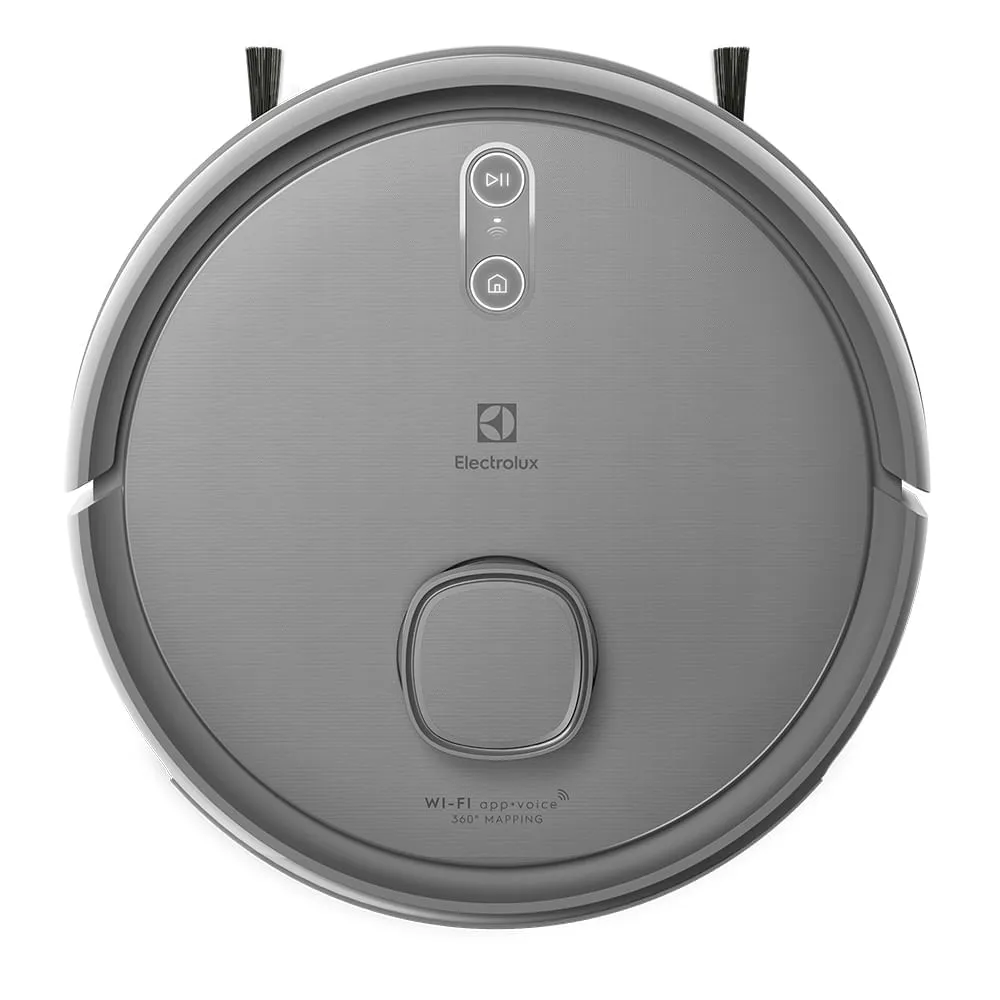 Robô Aspirador Electrolux 4 em 1 Wi-Fi Experience até 1h40 Mapeamento Cinza (ERB61)