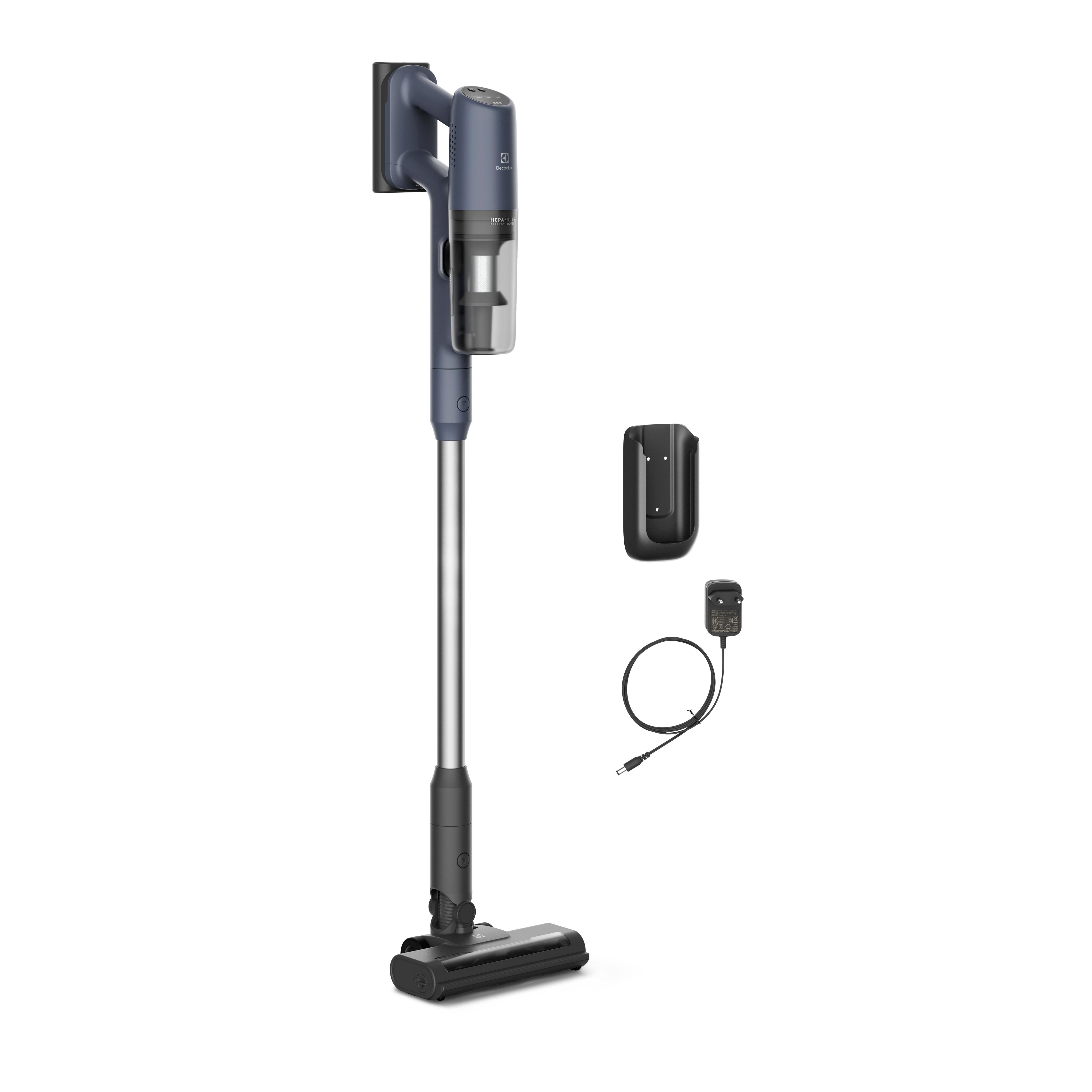 Aspirador de Pó Vertical Sem Fio Electrolux Ergorapido 3 em 1 Cyclonic Power 30 min Azul (PTEC101)