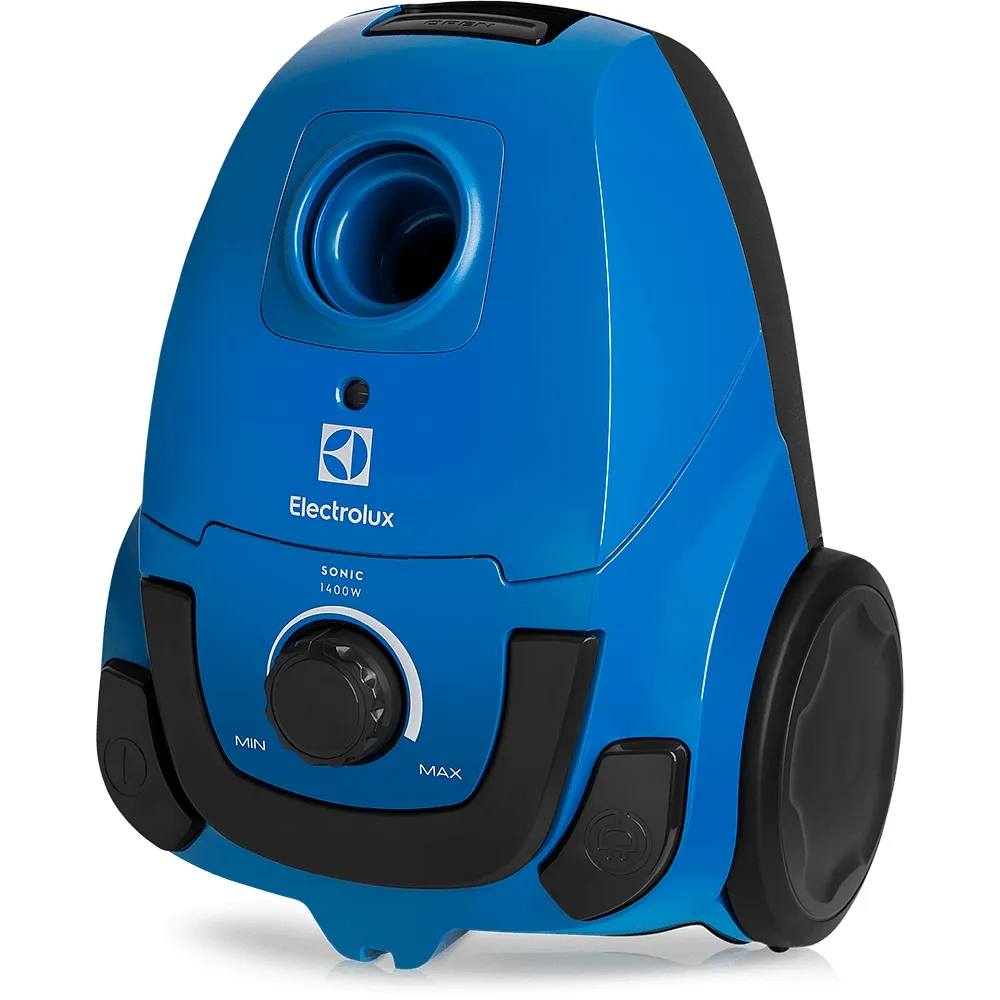 Aspirador de Pó com Saco Electrolux 1400W Compacto Sonic com tripla filtragem Azul (SON10)
