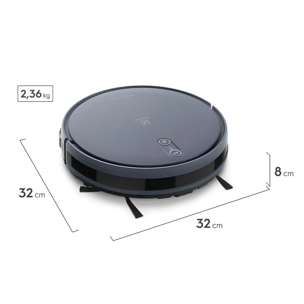 Robô Aspirador Electrolux 4 em 1 Wi-Fi Experience até 2h Azul (ERB44)