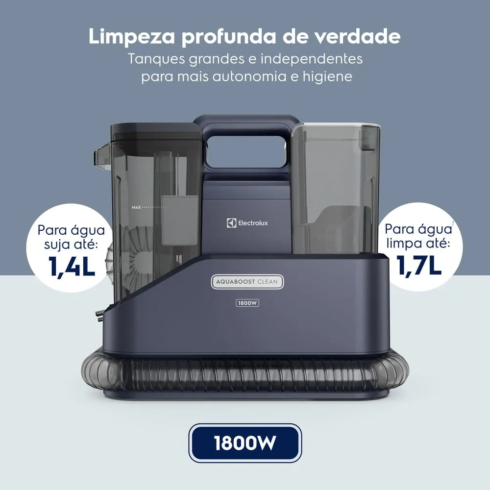 Extratora de Sujeira Portátil Electrolux 1800W Azul AcquaBoost Clean (ESC10)