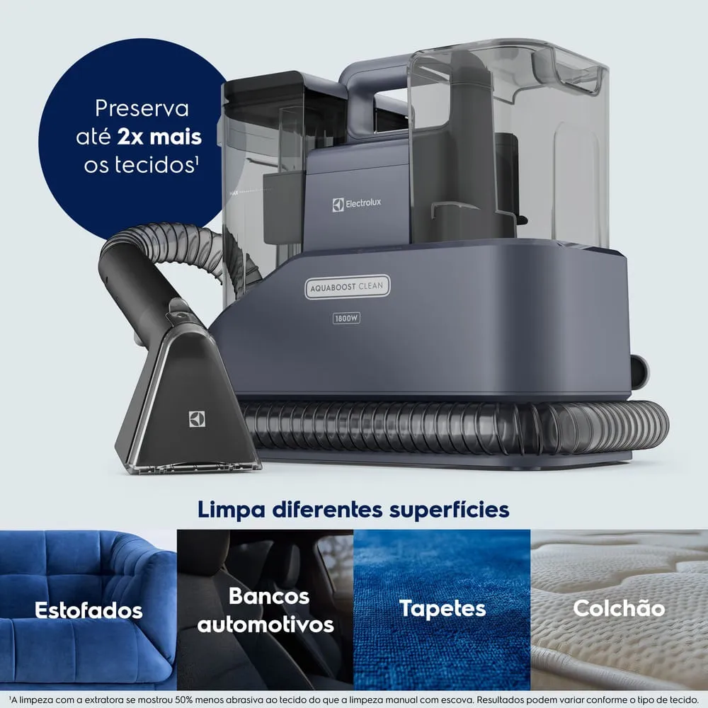 Extratora de Sujeira Portátil Electrolux 1800W Azul AcquaBoost Clean (ESC10)