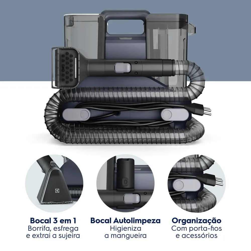 Extratora de Sujeira Portátil Electrolux 1800W Azul AcquaBoost Clean (ESC10)