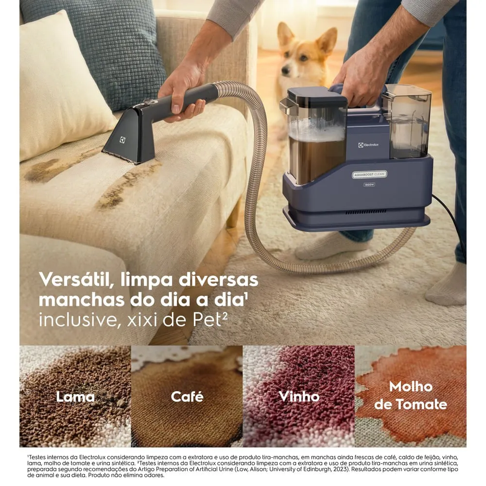Extratora de Sujeira Portátil Electrolux 1800W Azul AcquaBoost Clean (ESC10)